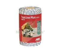 1PZ FILO ELETTRIFICATO TONDO PER RECINTO TOPLINE PLUS BIANCO BLU MT. 200 FILI 6: