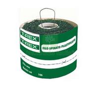 1PZ FILO FERRO SPINATO ZINCATO E PLASTIFICATO ROTOLO DA MT.100: