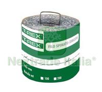 1PZ FILO FERRO SPINATO ZINCATO ROTOLO DA MT.100: