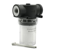 1PZ Filtro sottovuoto a pressione negativa ad alto flusso filtro separazione polvere rimovibile RF15/RF20 (WHITE,RF-20)