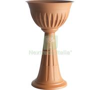 1PZ FIORIERA ALBA BAMA PP TERRACOTTA D.CM 43 H.CM 74,5: