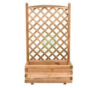 1PZ FIORIERA IN PINO IMPREGNATO CON GRIGLIA CM 80X40X180: