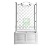 1PZ FIORIERA PVC RETTANGOLARE 'SEPARE'' COLORE FERRO BATTUTO: