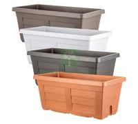 1PZ FIORIERA RETTANGOLARE CM 100 X 44 X 40 GHIACCIO: