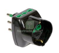 1PZ FME ART.82.241 ADATTATORE 16 T 2 BIP.SCHUKO NERO: