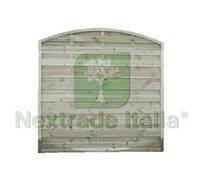 1PZ FRANGIVENTO AD ARCO IN PINO IMPREGNATO CM. 180X180H.: