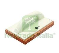 1PZ FRATTONE IN GOMMA NORMALE MEDIA ARANCIO SUPPORTO IN PVC ART.878 CM.21,5X13,: