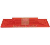 1PZ FRATTONE PLASTICA ARANCIO DIMENSIONI CM.15X45: