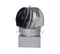 1PZ FUMAIOLO GIREVOLE GLOBO INOX QUADRATO CM. 35X35: