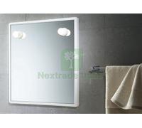 1PZ GEDY 8001 SPECCHIO CON LUCI 55X60 CM BIANCO: