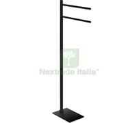 1PZ GEDY ART.TR31 PIANTANA PORTASCIUGAMANI NERO OPACO: