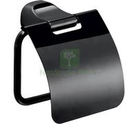 1PZ GEDY ST25 PORTAROTOLO CON COPERCHIO STELVIO NERO OPACO: