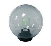 1PZ GLOBO FUME' CON BASE E PORTALAMPADE Ø MM.200 MAX 40W: