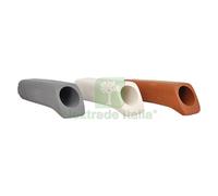 1PZ GOCCIOLATOIO PER TERRAZZI CM 8 X 27 CHIUSO COLORE ROSSO: