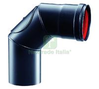 1PZ GOMITO 'PELLET' Ã¸ CM 8 90Â° CODICE 702319: