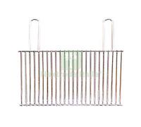 1PZ GRATICOLA BARBECUE MURATURA OMPAGRILL CROMATA MANICI 2 CM 68X40: