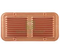 1PZ GRIGLIA AERAZIONE RAME 14X25 CM: