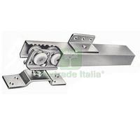 1PZ GUIDA IN ALLUMINIO PER PORTE SCORREVOLI 151 180 CM IN KIT: