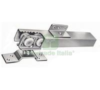 1PZ GUIDA IN ALLUMINIO PER PORTE SCORREVOLI 71 90 CM IN KIT: