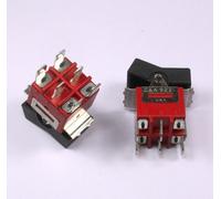 1Pz Interruttore Rocker C&K ON/ON DPDT Con Connessione Rapida 10A 250VAC 30VDC