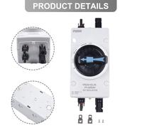 1pz Interruttore sezionatore PV DC 32A/1000VDC 4P IP66 per 2 stringhe nuovo