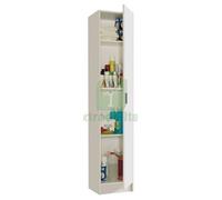 1PZ KIT ARMADIO 1 ANTA 4 RIPIANI MULTIUSO 37X37XH180 CM: