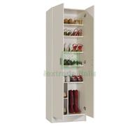 1PZ KIT ARMADIO 2 ANTE 7 RIPIANI MULTIUSO 59X37XH180 CM: