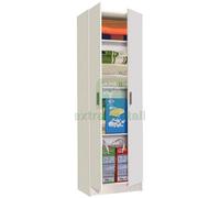1PZ KIT ARMADIO 2ANTE 3RIPIANI MULTIUSO CM.59X37X180H: