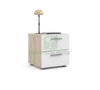 1PZ KIT COMODINO 2CASSETTI 40X40X42: