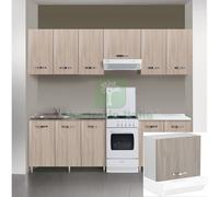 1PZ KIT CUCINA PENSILE 1 ANTA SOPRACAPPA 60X32XH49 CM OLMO: