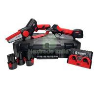 1PZ KIT FORBICE PS23 25 + MINI SEGA CS22 04 BLUEBIRD VOLT 12,6X3 AH 2,0 + VALIG: