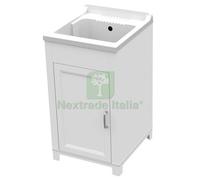 1PZ KIT LAVATOIO RESINA ANTIACIDO 45X50 CM BIANCO: