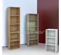 1PZ KIT LIBRERIA "READY" CM 40X29X172H ROVERE NORDIK:
