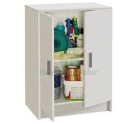 1PZ KIT MOBILE 2 ANTE MULTIUSO 59X37XH80 CM BIANCO: