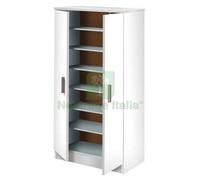 1PZ KIT SCARPIERA 2 ANTE + 6 RIPIANI 55X36X108 BIANCO: