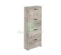 1PZ KIT SCARPIERA 4A D PROF 139X58X25 ROVERE PLAT.K355: