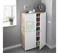 1PZ KIT SCARPIERA MAXI 2ANTE 6RIPIANI CM.72X36X103H ROVERE BIANCO: