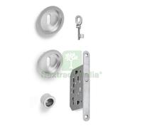 1PZ KITXPORTE SCORREVOLE CON COPPIA NICCHIE TONDA CON CHIAVE SNODATA:
