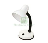 1PZ LAMPADA DA SCRITTOIO E27 CHARLESTON BIANCO: