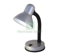 1PZ LAMPADA DA SCRITTOIO E27 CHARLESTON SILVER: