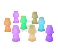 1PZ LAMPADA DA TAVOLO MOD.LOLA 20 RGB BIANCA BATTERIA RICARICABILE: