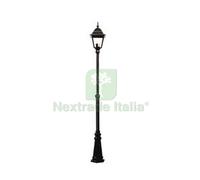 1PZ LAMPIONE SU PALO MODELLO NEW YORK 100W IP44 CM.210H. COLORE NERO: