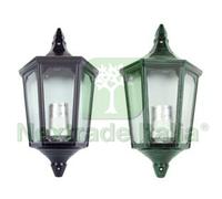 1PZ LANTERNA A PARETE MODELLO BERLINO 60W IP44 MM.192X103X355H.. COLORE NERO: