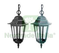 1PZ LANTERNA CON CATENA MODELLO BERLINO 60W IP44 MM.192X192X947H. COLORE NERO:
