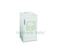 1PZ LAVATOIO IN RESINA BIANCO IN KIT CM. 45X50X86 H: