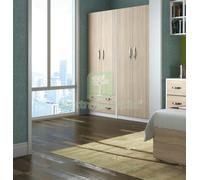 1PZ LINEA MODERN ARMADIO 2 ANTE + 2 CASSETTI 90X52X210 OL BI: