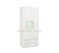 1PZ LINEA MODERN ARMADIO 2 2C BIANCO FR. CM 210X91X52: