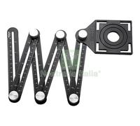 1PZ LOCALIZZATORE FORO PIASTRELLA 357828 WOKIN ALL ABS PIEGHE 6 FORO MM 25 40 4: