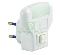 1PZ LUCE SPIA NOTTURNA A LED 2 LED COLORE BIANCO: