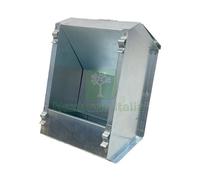 1PZ MANGIATOIA SEMPLICE PER CONIGLI CM. 14X18X22 H: